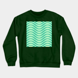 green lines Crewneck Sweatshirt